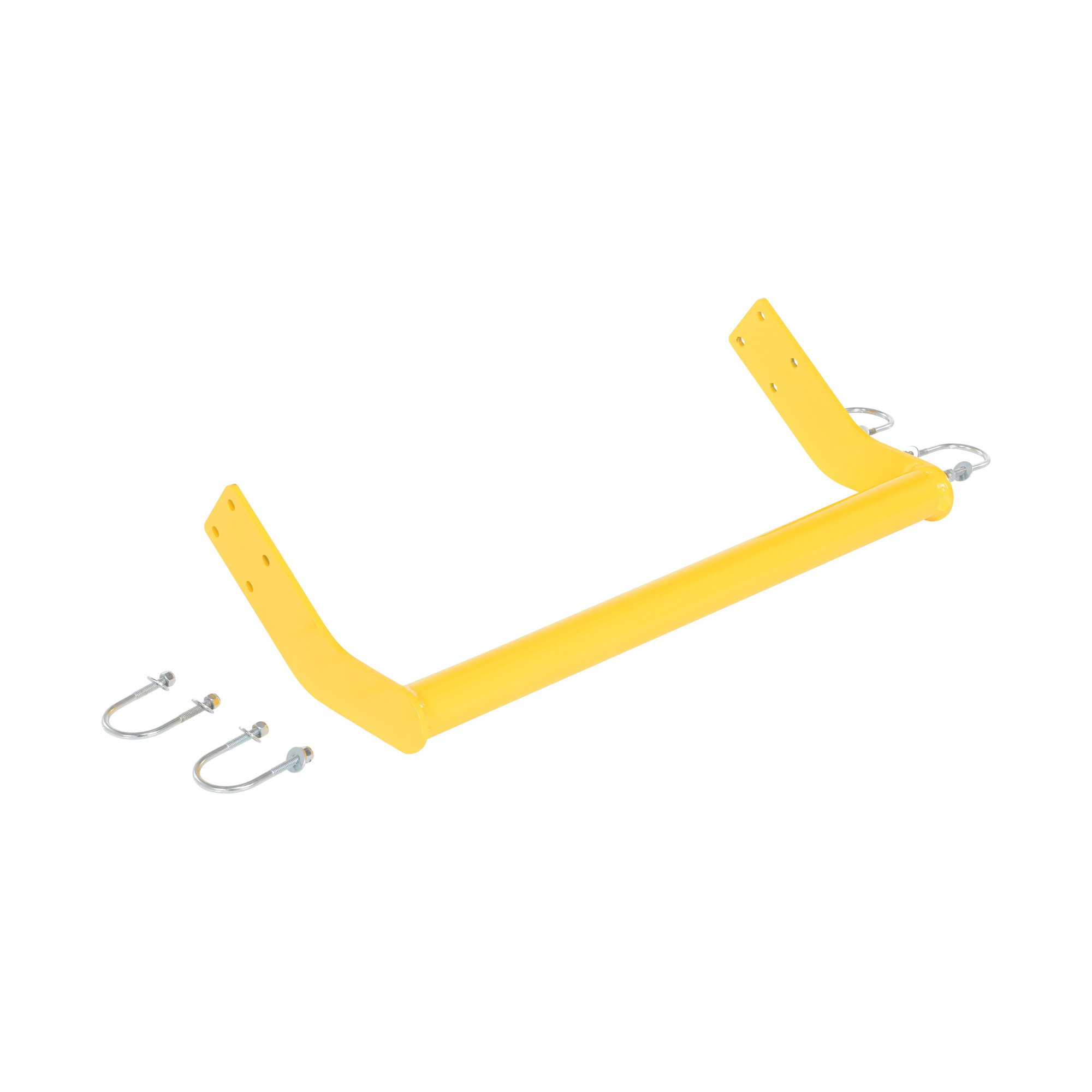 Vestil Steel Retro Fit Back Rail Kit For 3 Step Poly Step Stool Yellow